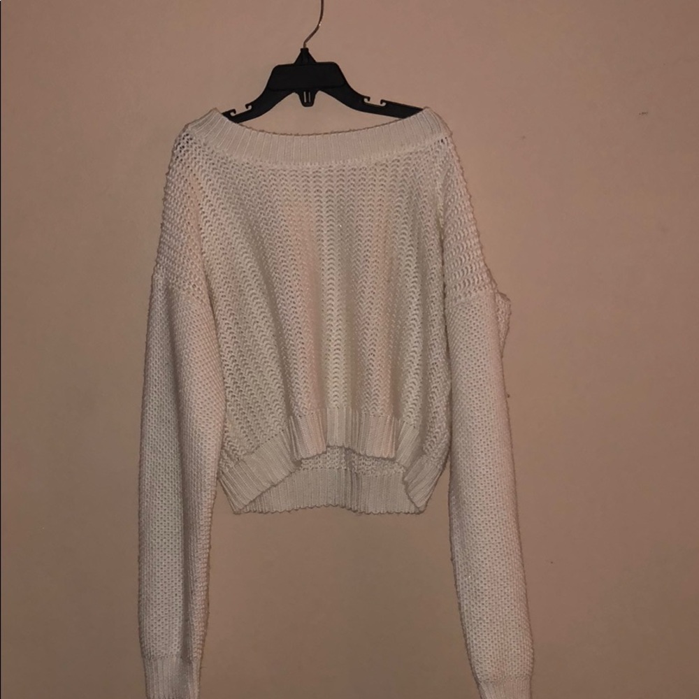 Crop Sweater (Cream)